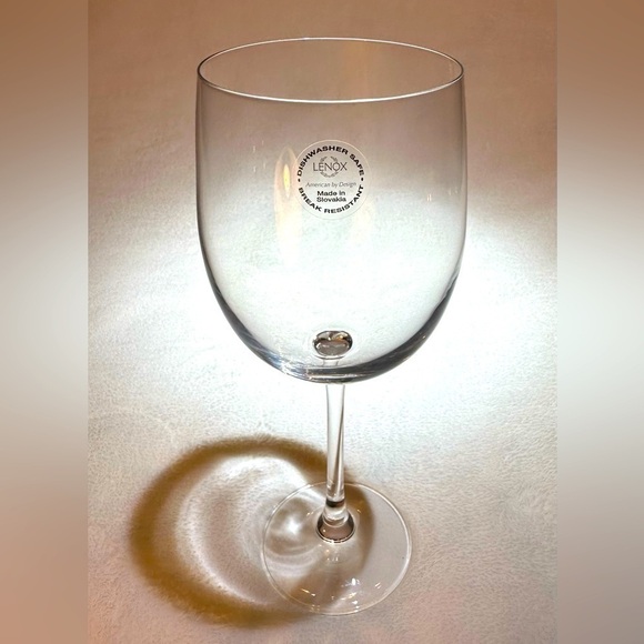 NEW LENOX TUSCANY CLASSICS GRAND BORDEAUX CRYSTAL ONE WINE GLASS OUT OF BOX - Picture 1 of 8